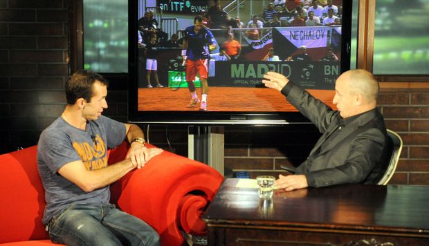Radek Štěpánek v pořadu Uvolněte se, prosím Jana Krause Radek Štěpánek v pořadu Uvolněte se, prosím Jana Krause