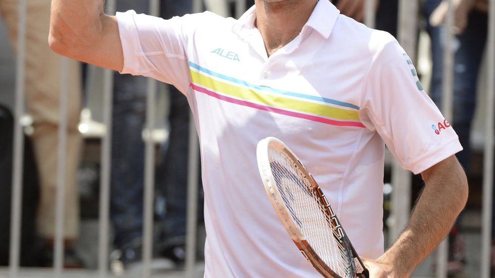 Radek Štěpánek slaví postup do třetího kola French Open