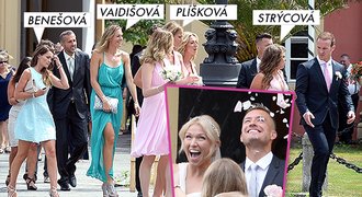 Svatba krásné Michaelly Krajicek: Slétly se české tenisové VÍLY!