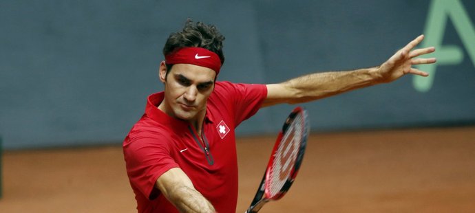 Federer si počínal naprosto suverénně