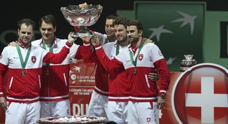 Federer dovedl Švýcary k triumfu v Davis Cupu, Francie padla