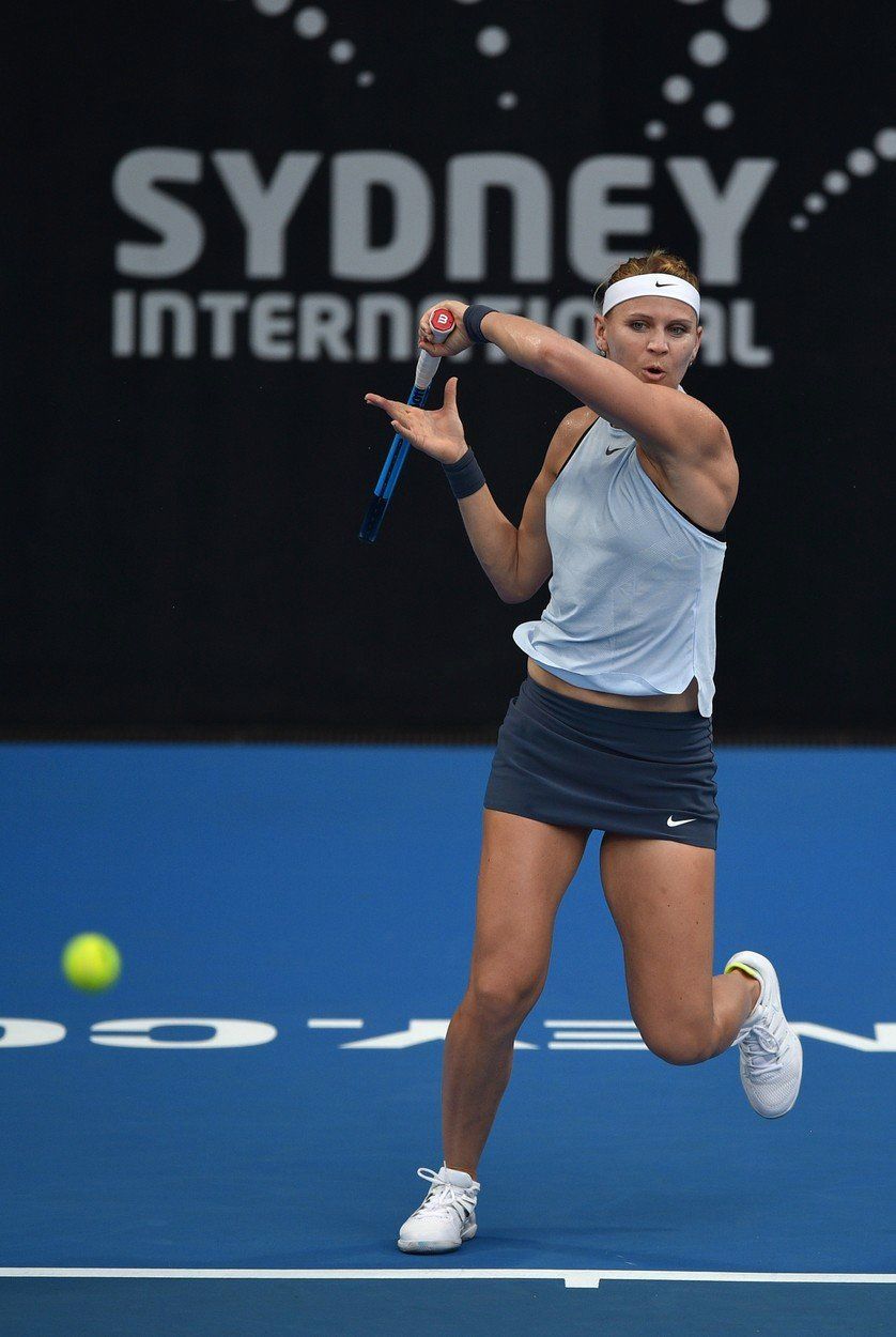 Lucie Šafářová na turnaji v Sydney