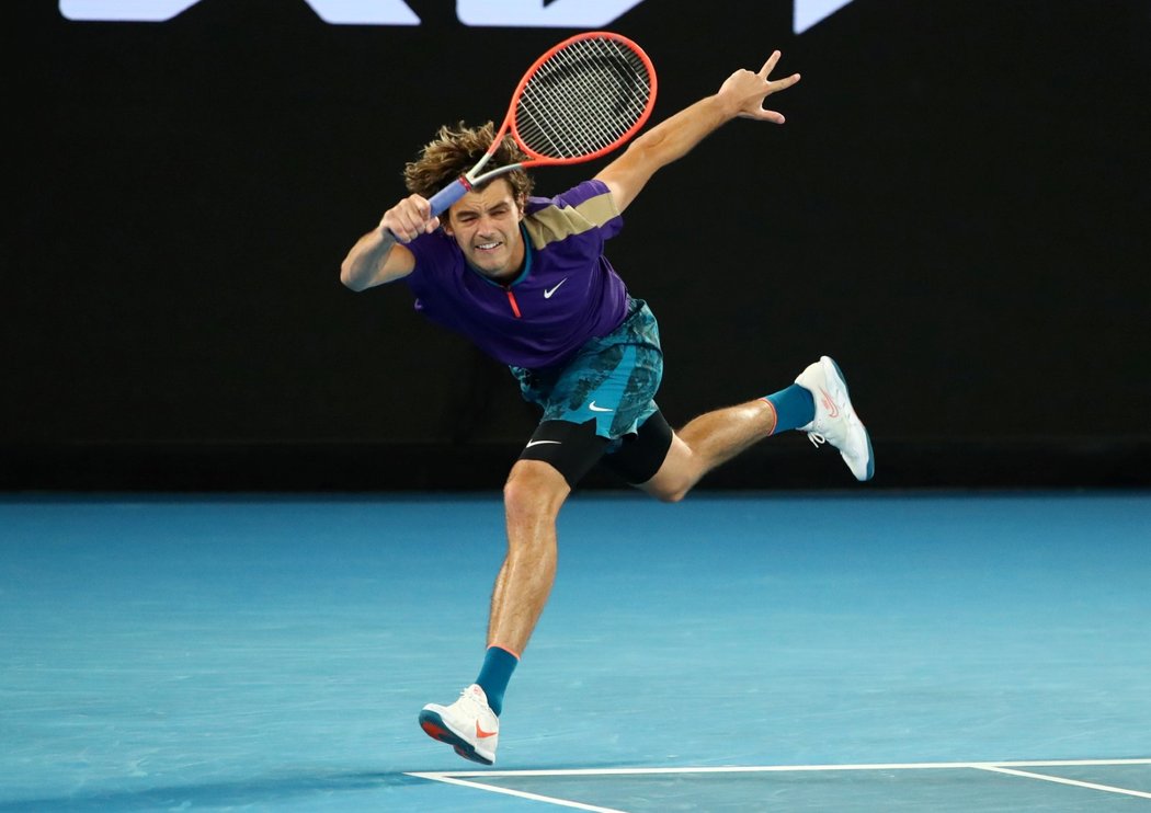 Taylor Fritz prohrál s Novakem Djokovičem i na Australian Open