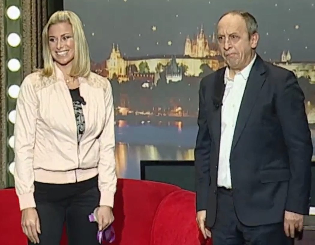 Andrea Hlaváčková si v Show Jana Krause nedala nic líbit