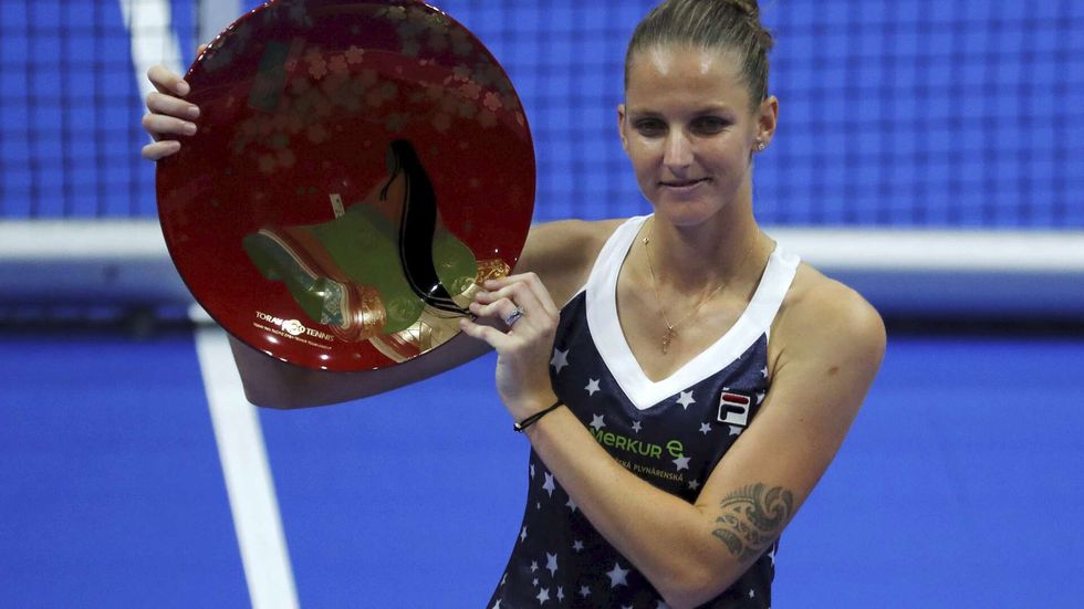 Karolína Plíšková se raduje z jedenáctého titulu v kariéře