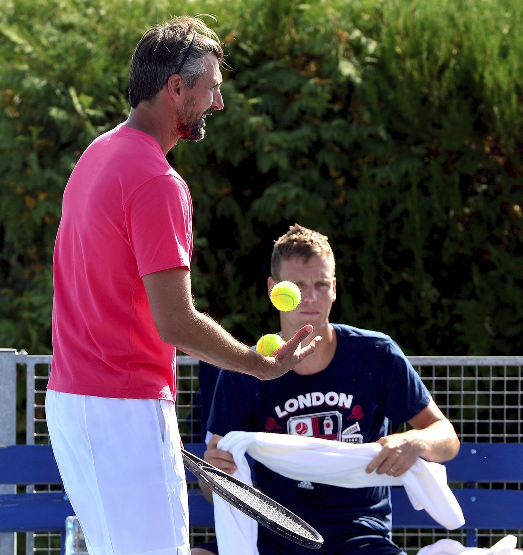 Tomáš Berdych spolupracoval i s wimbledonským šampionem Goranem Ivaniševičem