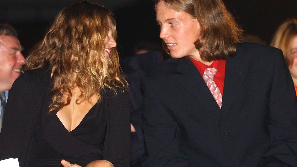 V roce 2004 si Tomáš Berdych nechával růst dlouhé vlasy.