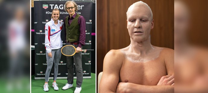 Tomáš Berdych si vystřelil z Petry Kvitové, ta ho jako důchodce vůbec nepoznala.