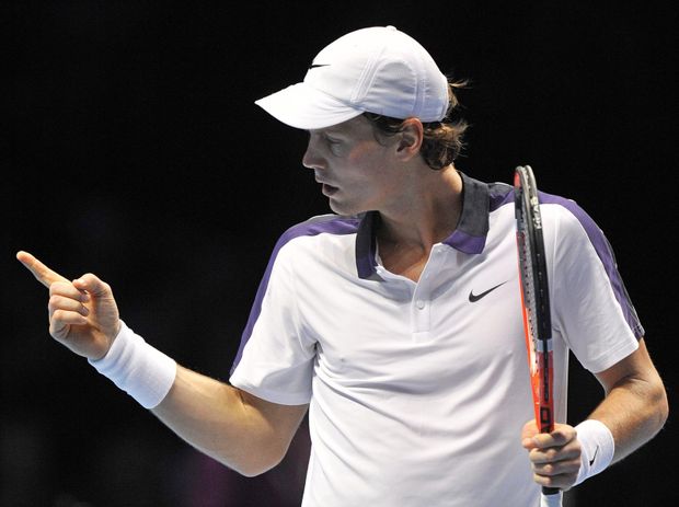 Tomáš Berdych předvedl výkon jako z letošního Wimbledonu. Tomáš Berdych předvedl výkon jako z letošního Wimbledonu.