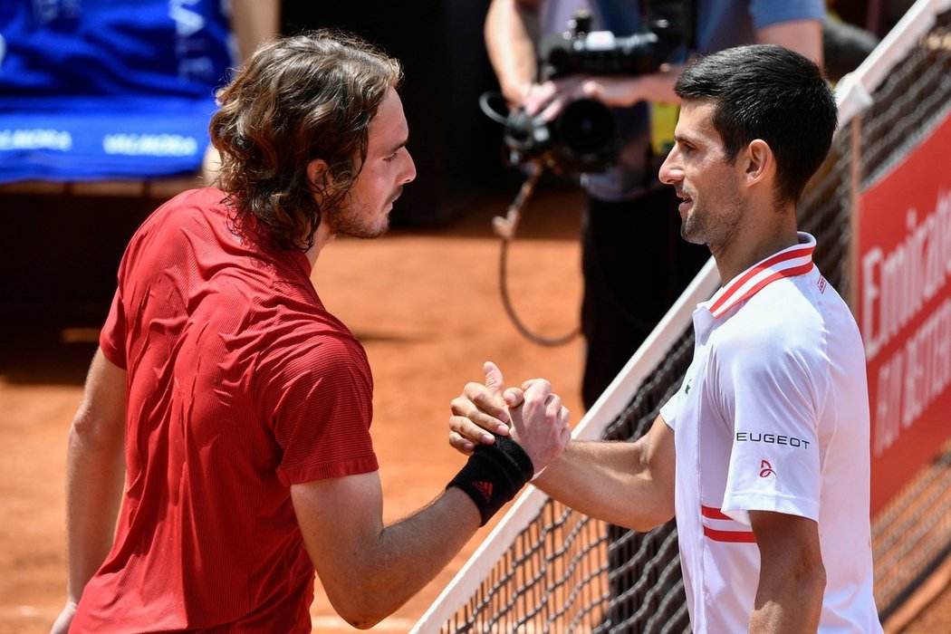 Stefanos Tsitsipas a Novak Djokovič se utkali o titul z Roland Garros