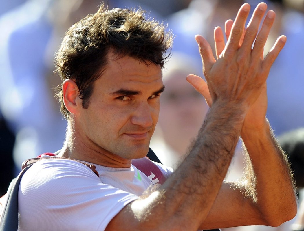 Federer se loučí s pařížským publikem