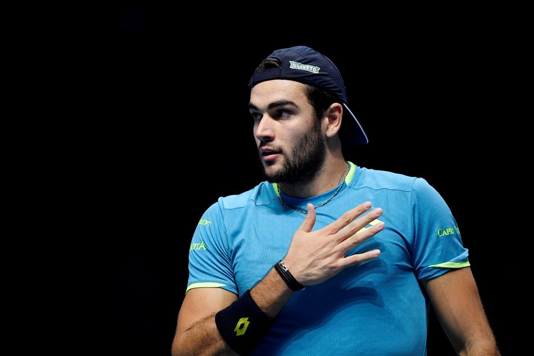 Matteo Berrettini porazil na Turnaji mistrů Dominika Thiema