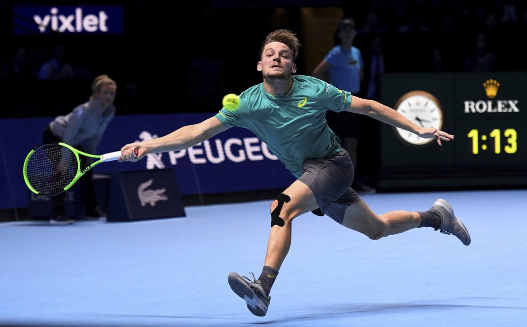 David Goffin bojoval o postup do finále Turnaje mistrů