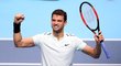 Bulharský tenista Grigor Dimitrov deklasoval na Turnaji mistrů Davida Goffina z Belgie 6:0, 6:2 a po druhé výhře ve skupině Peta Samprase má při debutu na londýnském turnaji jistý postup do semifinále