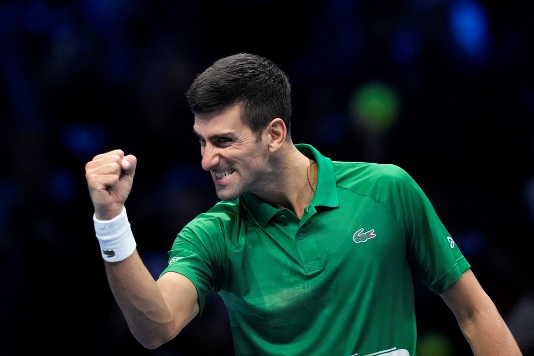 Novak Djokovič je pojedenácté v semifinále Turnaji mistrů