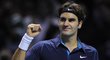 Federer se radoval z každého fiftýnů a na Turnaji mistrů patří k jednomu z favoritům