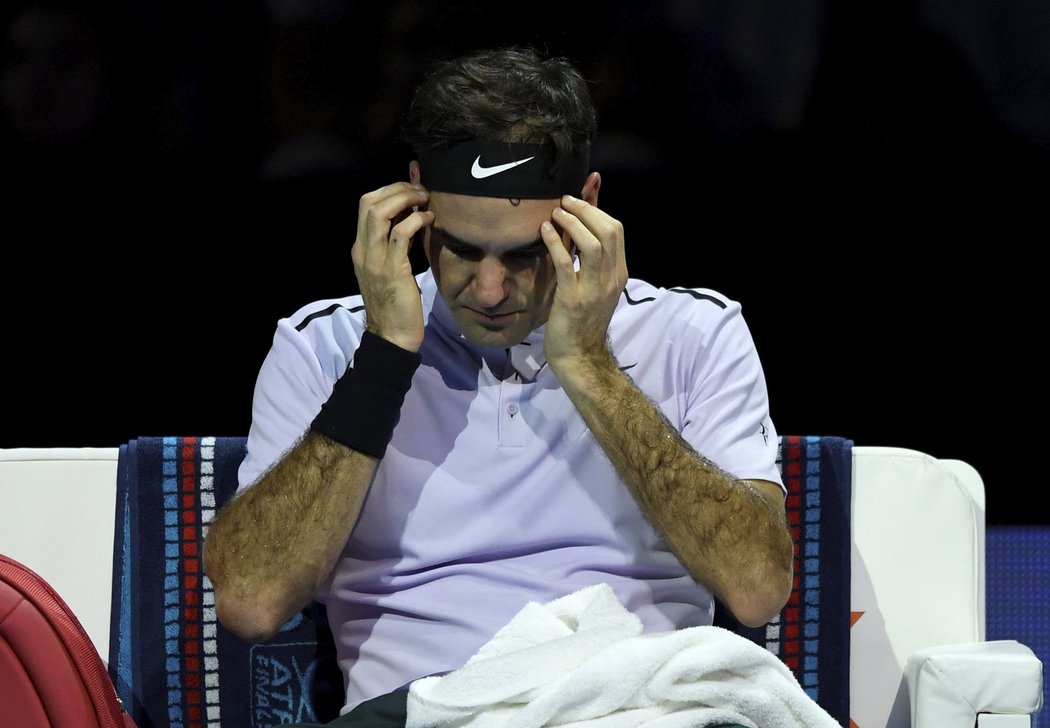 Roger Federer nemohl být se svým výkonem spokojen