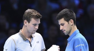 Berdych si semifinále Turnaje mistrů nezahraje, padl i s Djokovičem