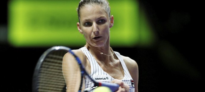 Karolínu Plíškovou dnes čeká závěrečný třetí zápas v Bílé skupině na Turnaji mistryň.