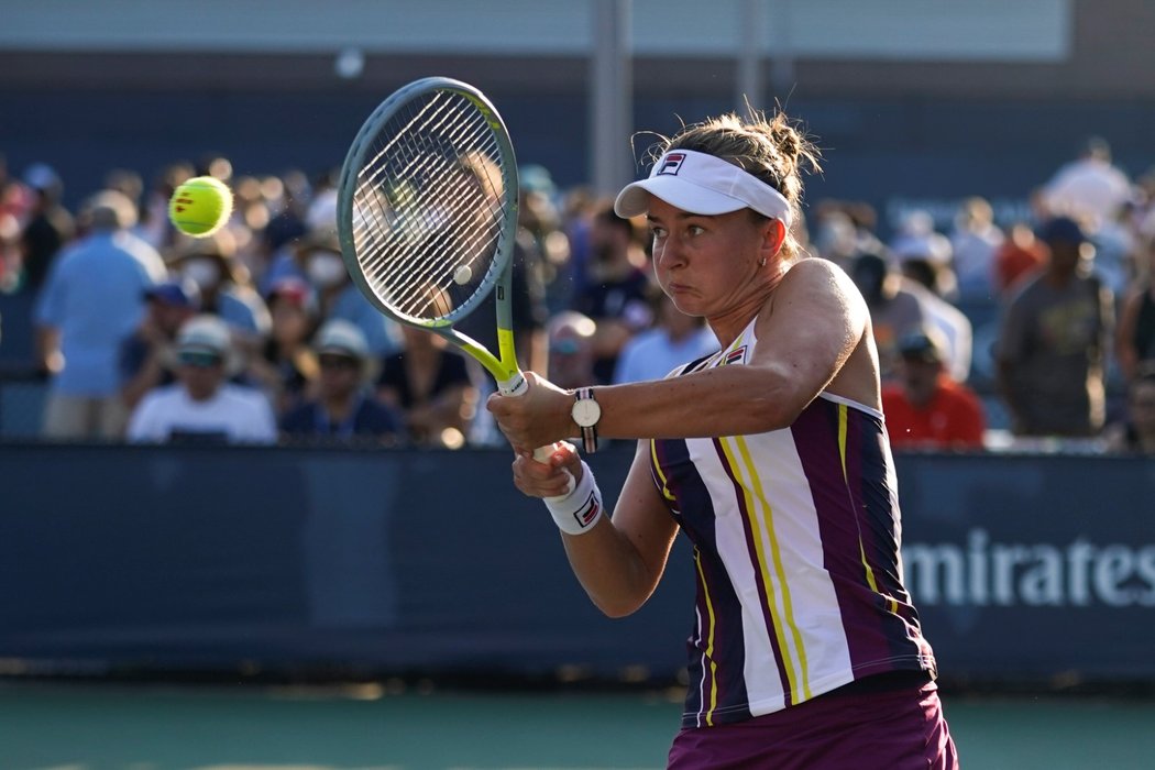 Barbora Krejčíková vybojovala postup do 2. kola US Open