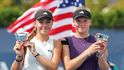České tenisové sestry Alena a Jana Kovačkovy ovládly juniorskou čtyřhru na US Open