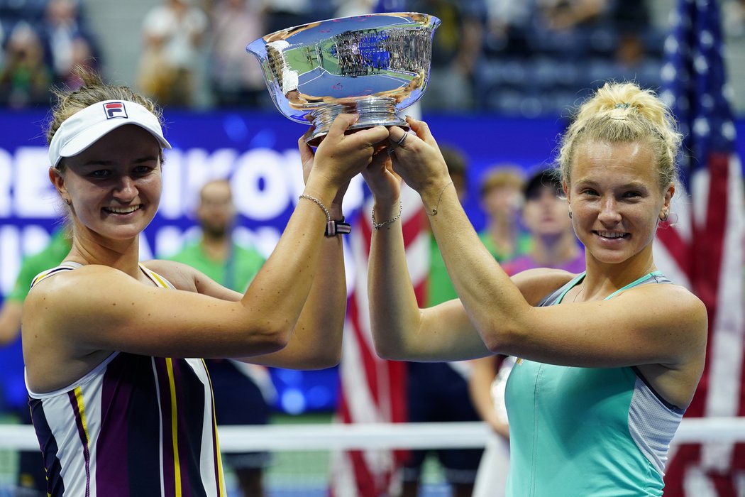 Kateřina Siniaková a Barbora Krejčíková ovládly US Open