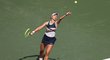 Barbora Krejčíková během zápasu 3. kola US Open proti Ruskce Rachimovové