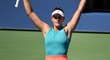 Domácí tenistka Jennifer Bradyová po úspěšném čtvrtfinále na US Open