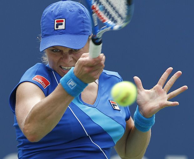Kim Clijstersová se do utkání dostávala pomaleji Kim Clijstersová se do utkání dostávala pomaleji