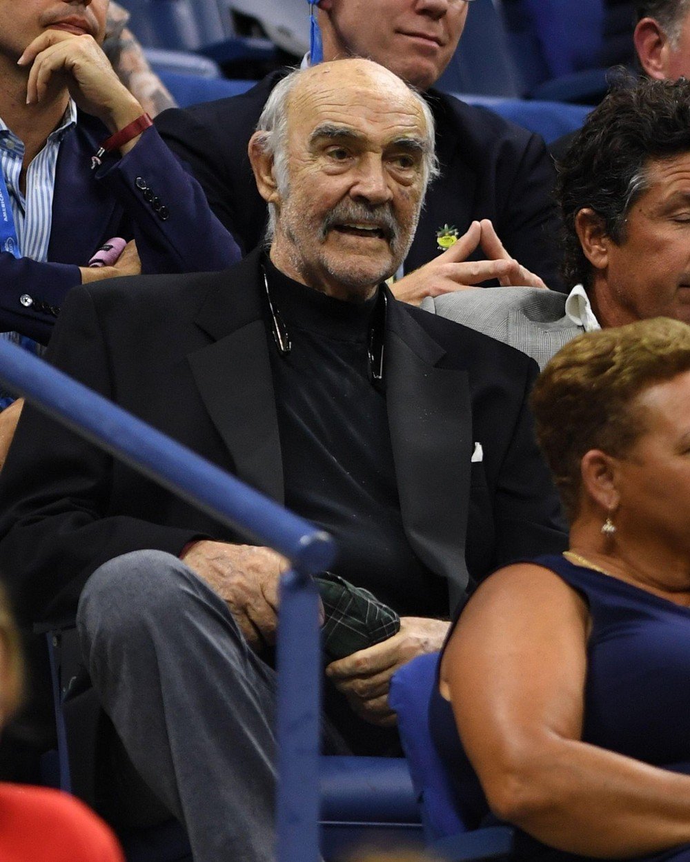 Na své poslední US Open dorazil slavný herec Sean Connery v roce 2017