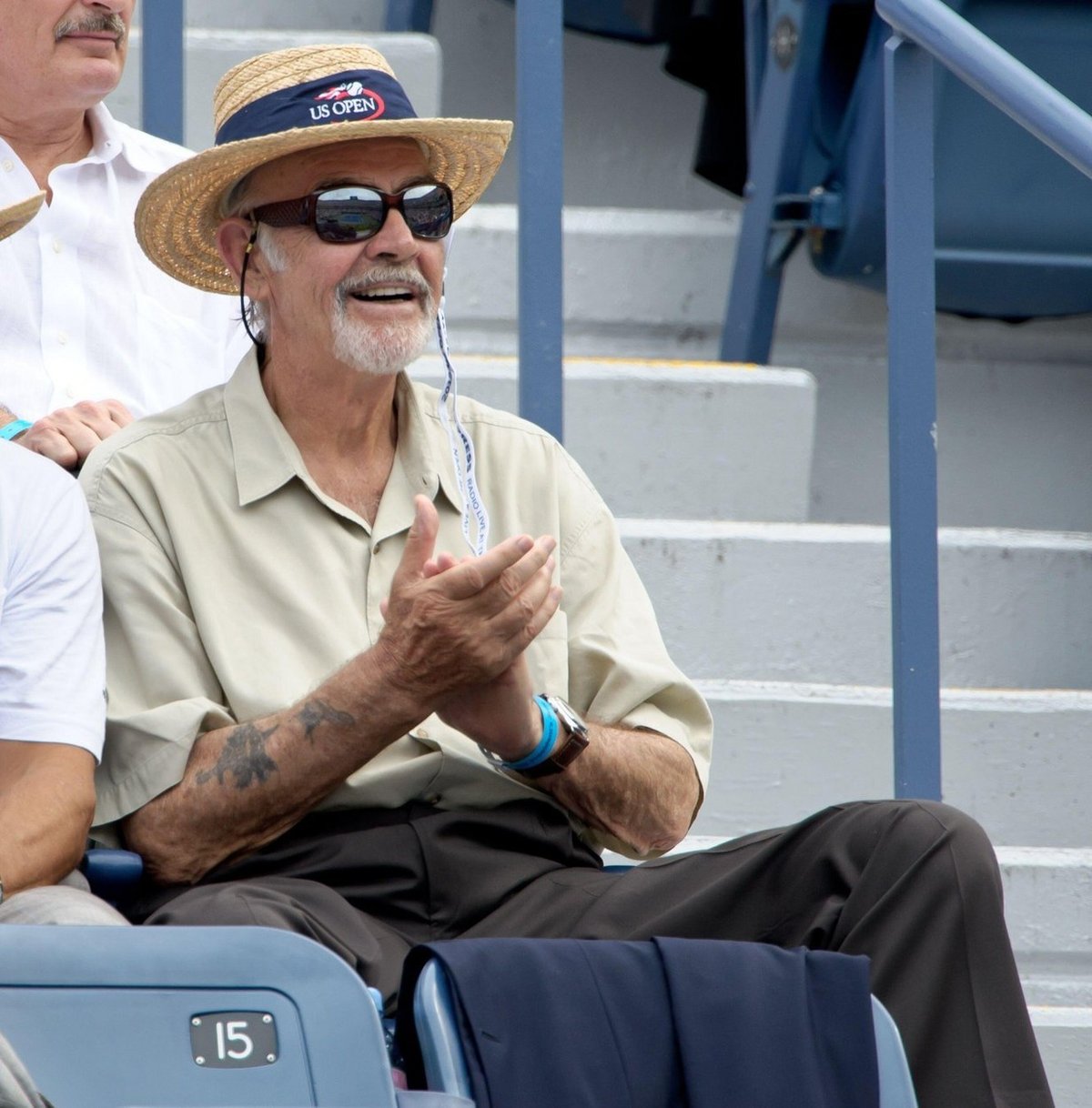 Filmová legenda Sean Connery miloval tenis, pravidelně navštěvoval US Open