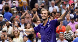 US Open: Finále ovládl Medveděv! Djokovič sezonní Grand Slam nedotáhl