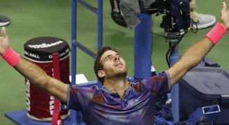 Del Potro zazářil a na US Open vyřídil Federera. Teď vyzve Nadala