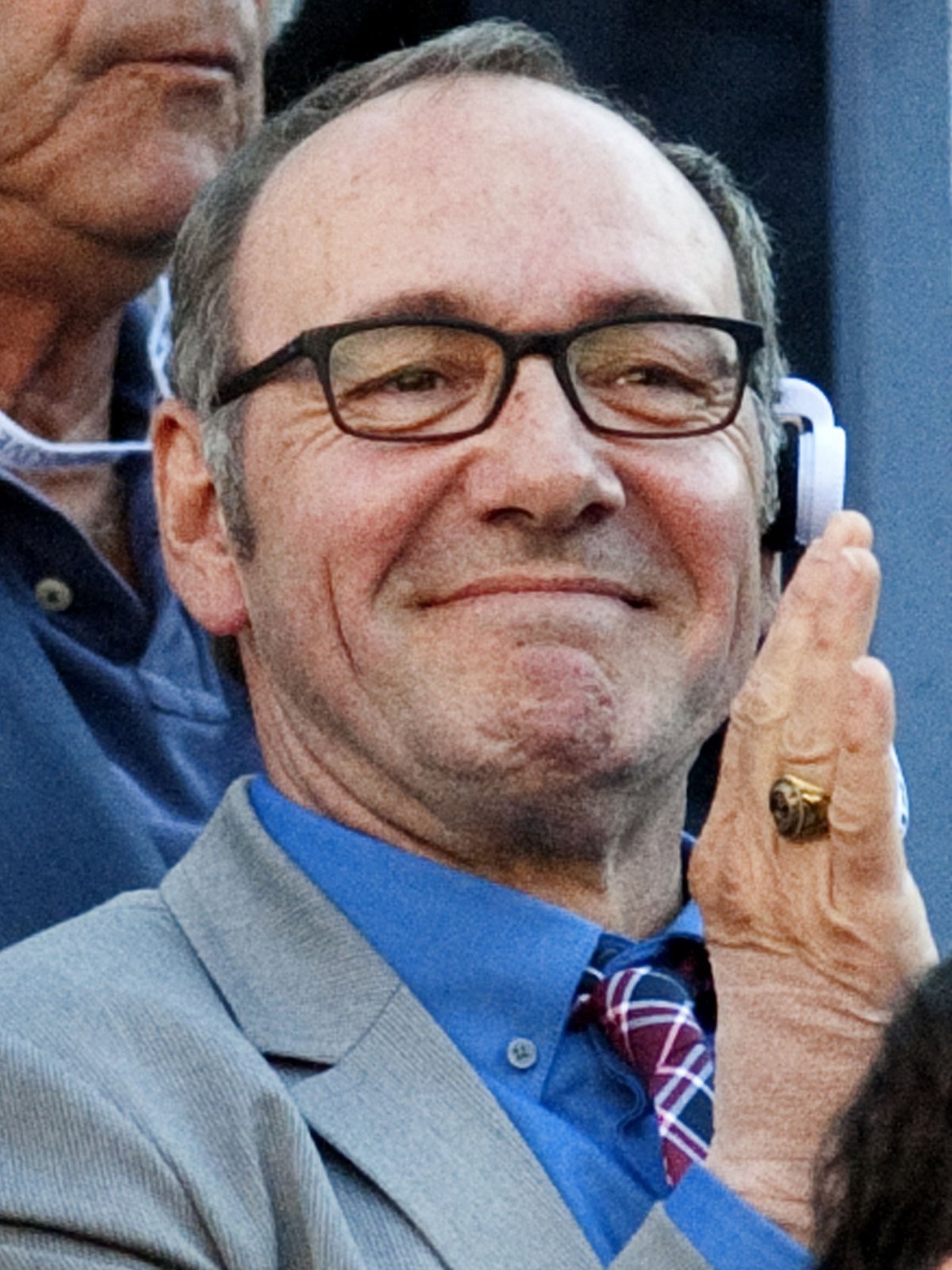 Na finále US Open mezi Andym Murraym a Novakem Djokovičem zavítal i herec Kevin Spacey