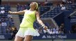 Je to tam! Lucie Šafářová v euforii po finálové výhře ve čtyřhře na US Open