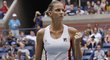 Karolína Plíšková se hecuje ve finále US Open proti Angelique Kerberové