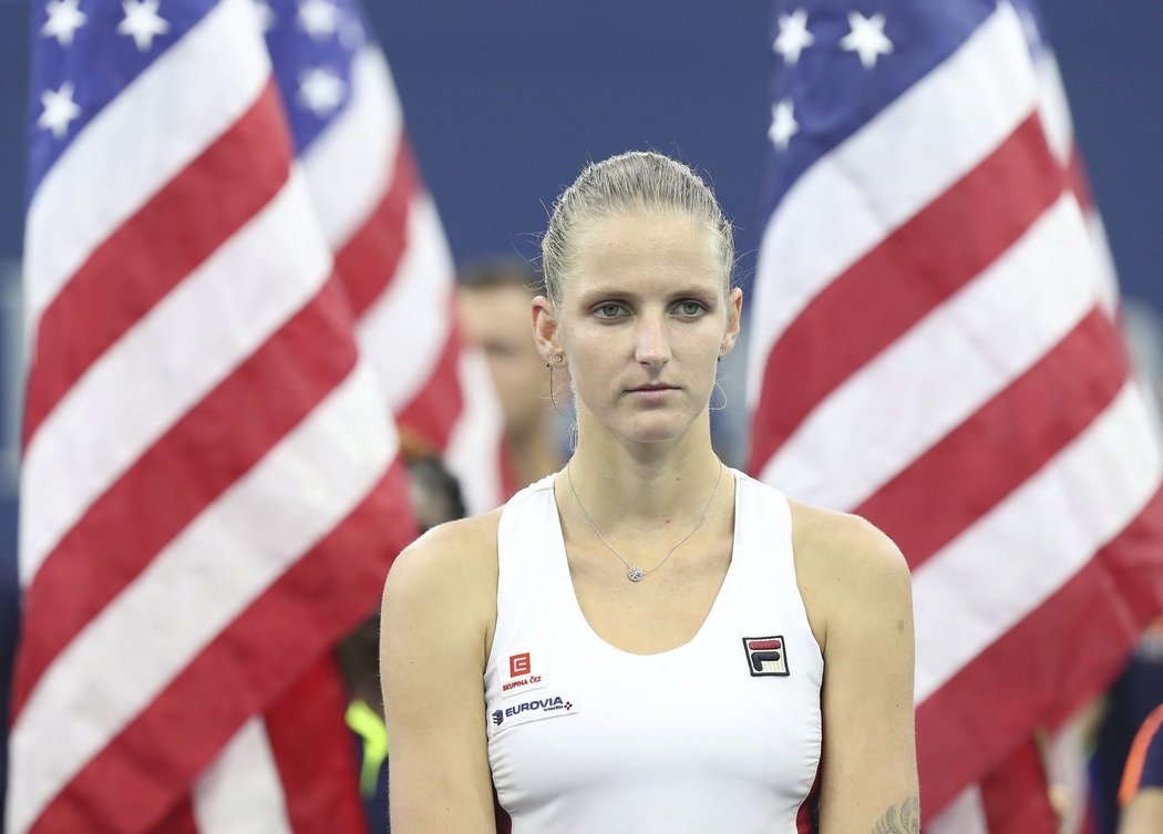 Zklamaná Karolína Plíšková po prohře ve finále US Open