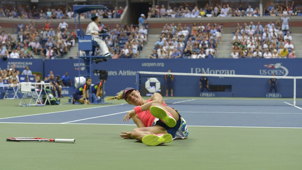 Světová jednička z Německa  Angelique Kerberová vyhrála na US Open svůj druhý grandslam