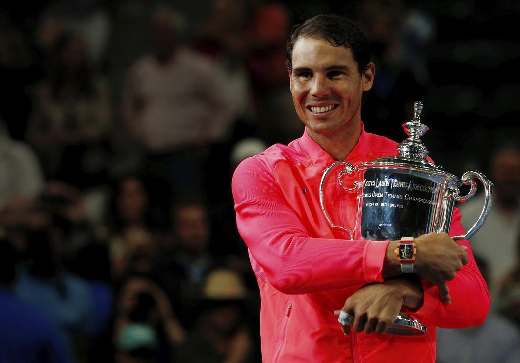 Rafael Nadal slaví šestnáctý grandslamový titul