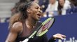 Serena Williamsová se rozčiluje ve finále US Open