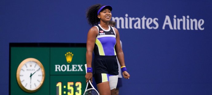 Naomi Ósakaová se raduje z finálového triumfu na US Open