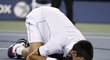 Polibek pro betonový kurt ve Flushing Meadows v podání vítěze US Open Novaka Djokoviče