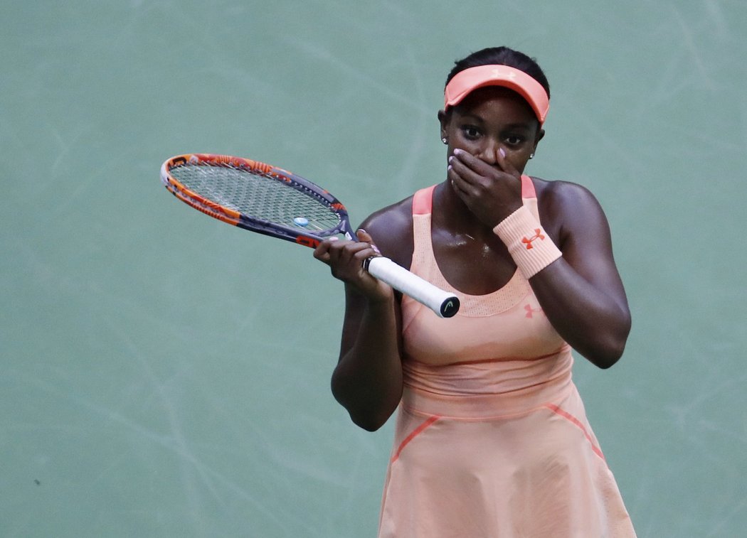 Sloane Stephensová jakoby nevěřila svému úspěchu. Právě vyhrála jako nenasazená hráčka grandslamové US Open.