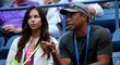 Tiger Woods na US Open podporuje Serenu Williamsovou