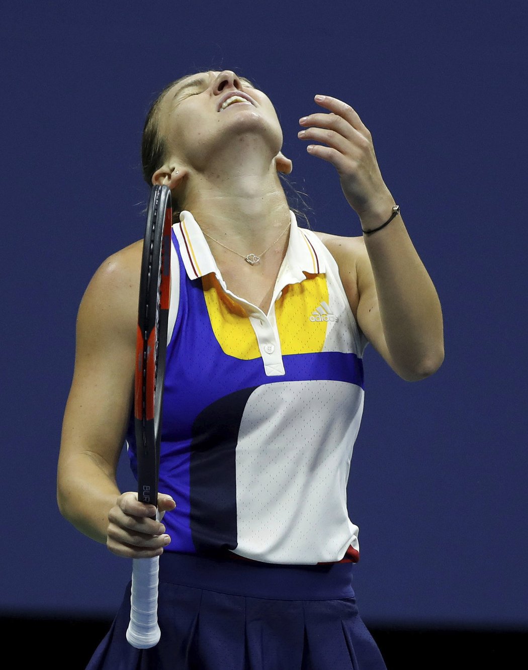 Simona Halepová skončila na grandslamovém US Open už v prvním kole.