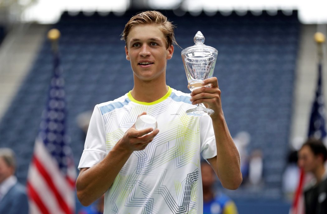 Jonáš Forejtek ovládl na US Open juniorskou dvouhru