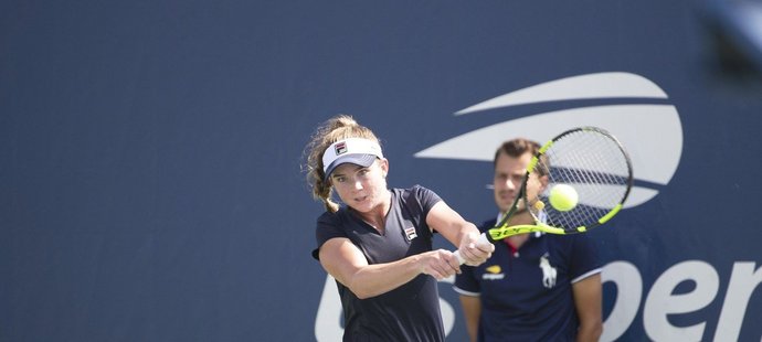 Elizabeth Mandlik na juniorce US Open v roce 2018