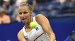 Na osmifinále US Open se Karolína Plíšková pořádně nadřela