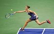 Karolína Plíšková během duelu se Serenou Williamsovou na US Open