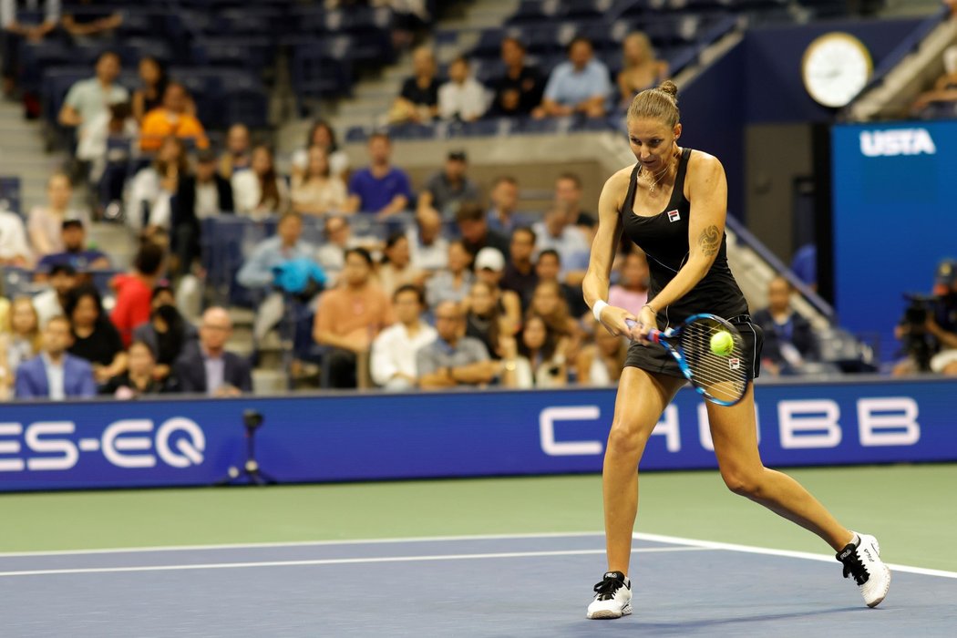 Karolína Plíšková podlehla ve čtvrtfinále US Open Řekyni Marii Sakkariové